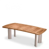 OSARIO NATURAL TEAK OUTDOOR DINING TABLE