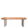 OSARIO NATURAL TEAK OUTDOOR DINING TABLE