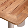 OSARIO NATURAL TEAK OUTDOOR DINING TABLE