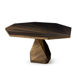 ROCK BRASS DINING TABLE -...