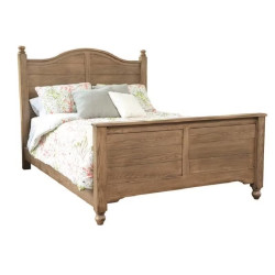 Amish Brownville Grooved Panel Bed
